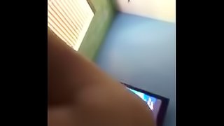 Hispanic Girlfriend fucking big black cock