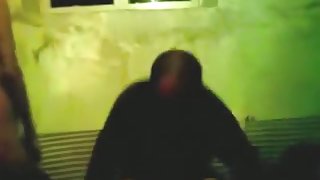 Dude tapes a friend fucking a russian slut on the sofa