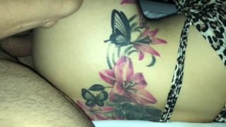 Long night Las Vegas. Sexy Latina MILF bed morning wood fucked sweet sexy pussy