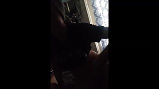 Chard slut swallows my cock and gets slapped around a little