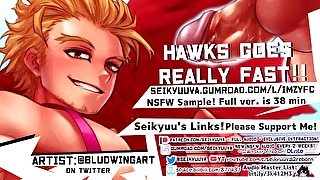 My Hero Academia HAWKS GOES REALLY FAST!!! - Female Pronouns art:bludwingart