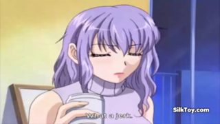 Anime big tits girlfriend fucked hard in her wet pussy