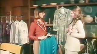 Sharon Thorpe and Constance Money in 70's movie