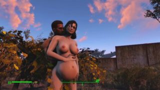 Pregnant woman has sex with the whole population | Porno Game 3d