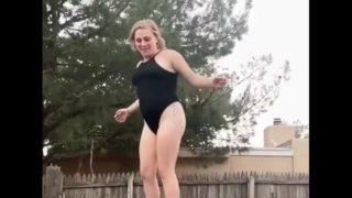 slow motion trampoline 