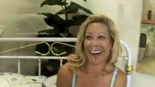 Blonde Mature Milf facial