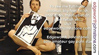 EDGEWORTH JOHNSTONE Drawings 2 - Artist showing drawings in art studio - Slim hot gay porn solo guy