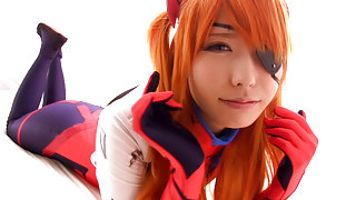 Chika Arimura in Evangelion: Asuka Swallows The Load - CosplayInJapan