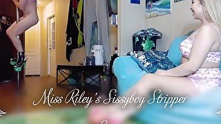 Straight to Sissyboy Stripper Conversion by Femdom Mistress Episode 2