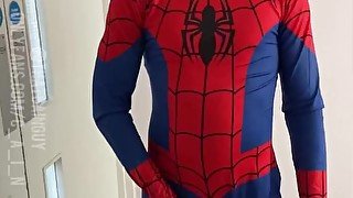 Halloween Party Jerk off Spiderman &vert; CAM4 Male