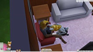 Wolf and Bunny Sims 4 Furry EP. 2