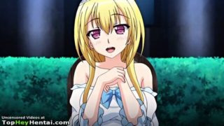 Hentai busty girl got tied and fucked hard