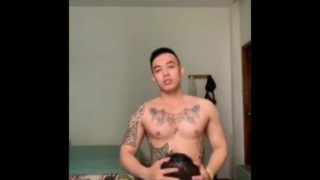 Handsome guy show his sexy body