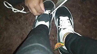 Cutting slave shoes and socks