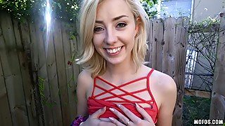 Sexy smile of Haley Reed makes my thick cock hard!