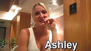 Petite Blonde Ashley Gets Banged In A Hotel