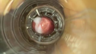 POV2016. Internal fleshlight cum pov close up