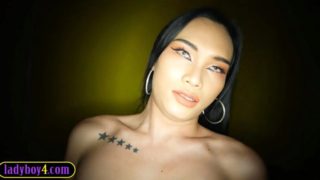 Youthful pretty Thai tranny rubdown fucky-fucky and buttfuck pounded