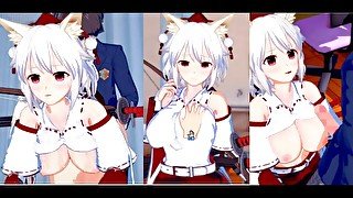 【エロゲーコイカツ！】東方 犬走椛3DCGアニメ動画(東方Project)[Hentai Game Koikatsu! Touhou Momiji Inubashiri (Anime 3DCG