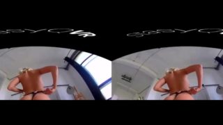 Amazing vr strip tease