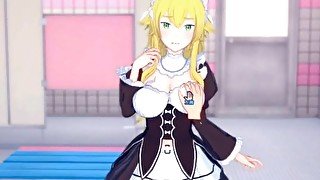 【エロゲーコイカツ！】リゼロ フレデリカ3DCGアニメ動画(Reゼロから始める異世界生活)[Hentai Game Koikatsu! re zero Frederica(Anime 3DCG