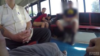 Shameless latina hoe karmen bella screws right in public bus