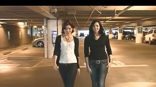 Rita meets her friend in airport and have some fun