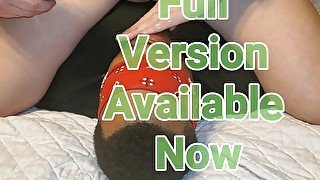 Dominant red head facesitting and smother black guy