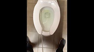 Pissing up a public bathroom stall preview piss gay glory action