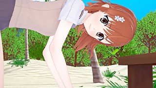 (3D Hentai)(Futa)(Toaru Majutsu No Index) Frenda x Misaka