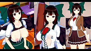 【エロゲーコイカツ！】東方 霊烏路空(お空)3DCGアニメ動画(東方Project)[Hentai Game Koikatsu! Touhou Utsuho Reiuji(Anime 3DCG