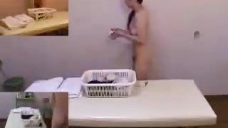 Japanese Lesbian talks dirty and gives massage to a woman.