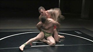 Tough guys wrestle - loser gets fucked!