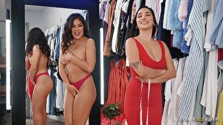 Erotic video of lesbo models Karlee Grey and Kendra Spade having sex