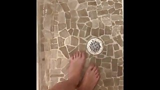 Shower Leg and Feet Fetish