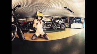 031 - Foxy Sanie - Bikes and Babes TV Sexy VR clips - 3DVR180