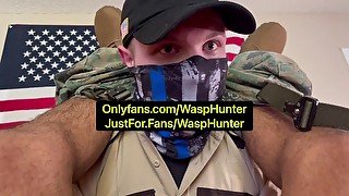 Cop / Military Interracial Verbal Bareback POV