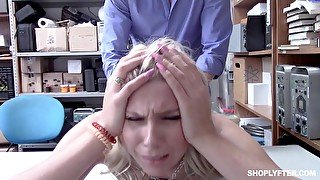 Chanel Grey gets a hardcore fuck and a cum shot in the office