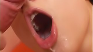 Skinny Russian Babe Eats Up a Huge Dick in an Intense Video