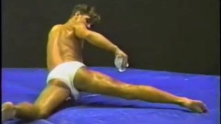 BG Enterprise: Canadian Nude Oil Wrestling 3 Bout 4: Johnny Lightning vs Jimmy Dean