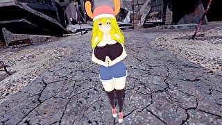 ELMA FUTANARI QUETZALCOATL LUCOA KOBAYASHI-SAN  NO MAID DRAGON