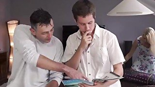 DADDY4K. Daddy fucks mouth and pussy of brilliant sons girlfriend Dream Nik