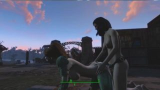 Piper fucks me with a strapon in front of everyone | Fallout 4 Sex Mod