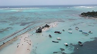 Follando duro en las playas de san andres colombia