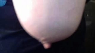 Nice BBW shows her Saggy huge tits in Cam