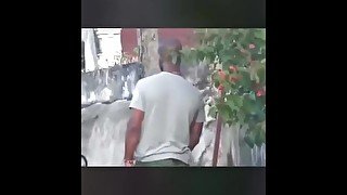 Jamaican pissing in public