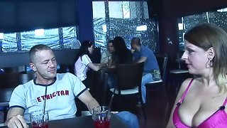 Busty Mom Madison Peet Having Sex In a Public Restaurant