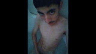 Naked Young Man Chilling And Masturbating