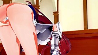 Fairy Tail: Erza gets POUNDED (3D Hentai)