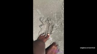 Admire My Toes In The Sand